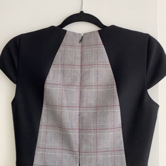 JCrew Navy Plaid Work Dress - Picture 5 of 5